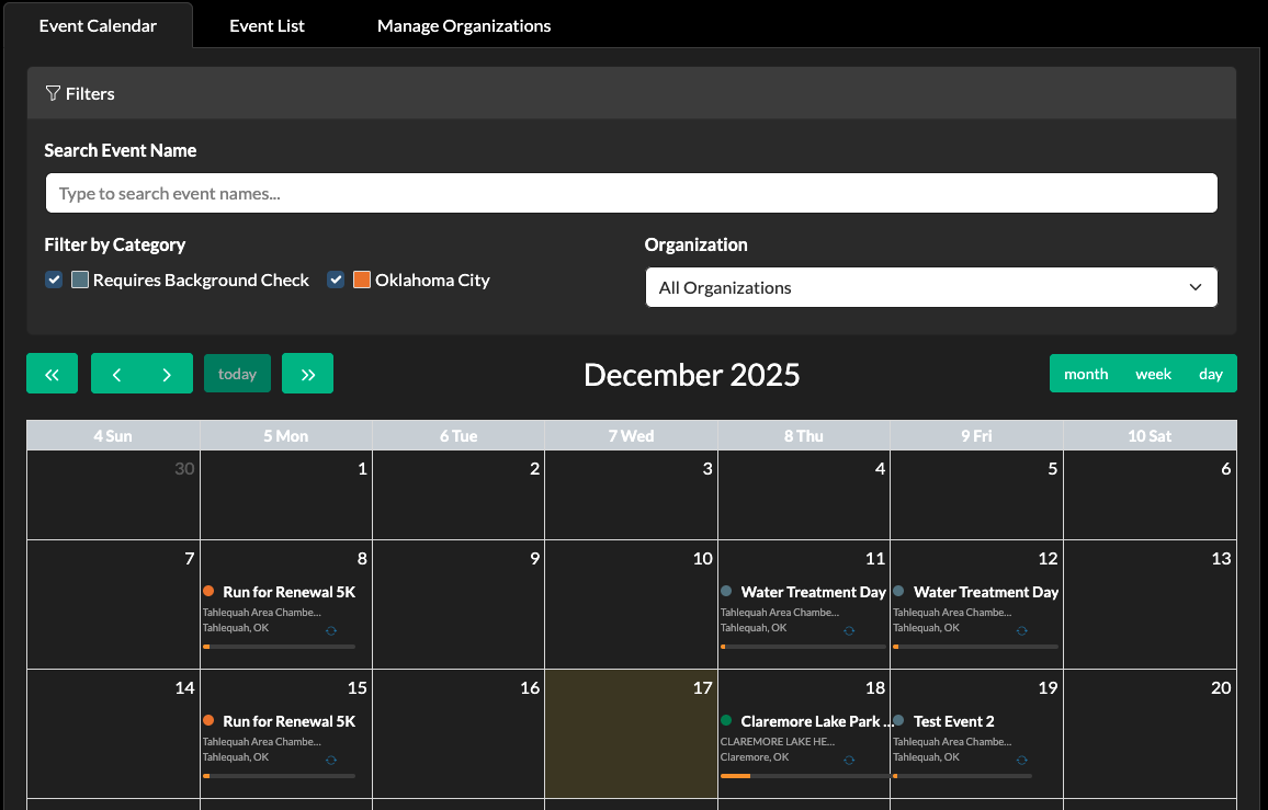 Categories & Organization